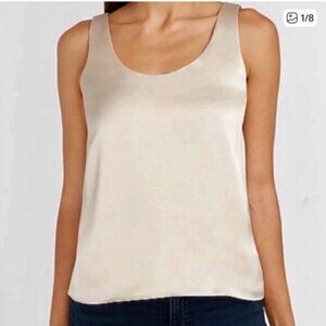Express reversible silk scoop neck tank top